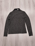 H&M fekete-fehér mintás hosszú ujjú felsõ