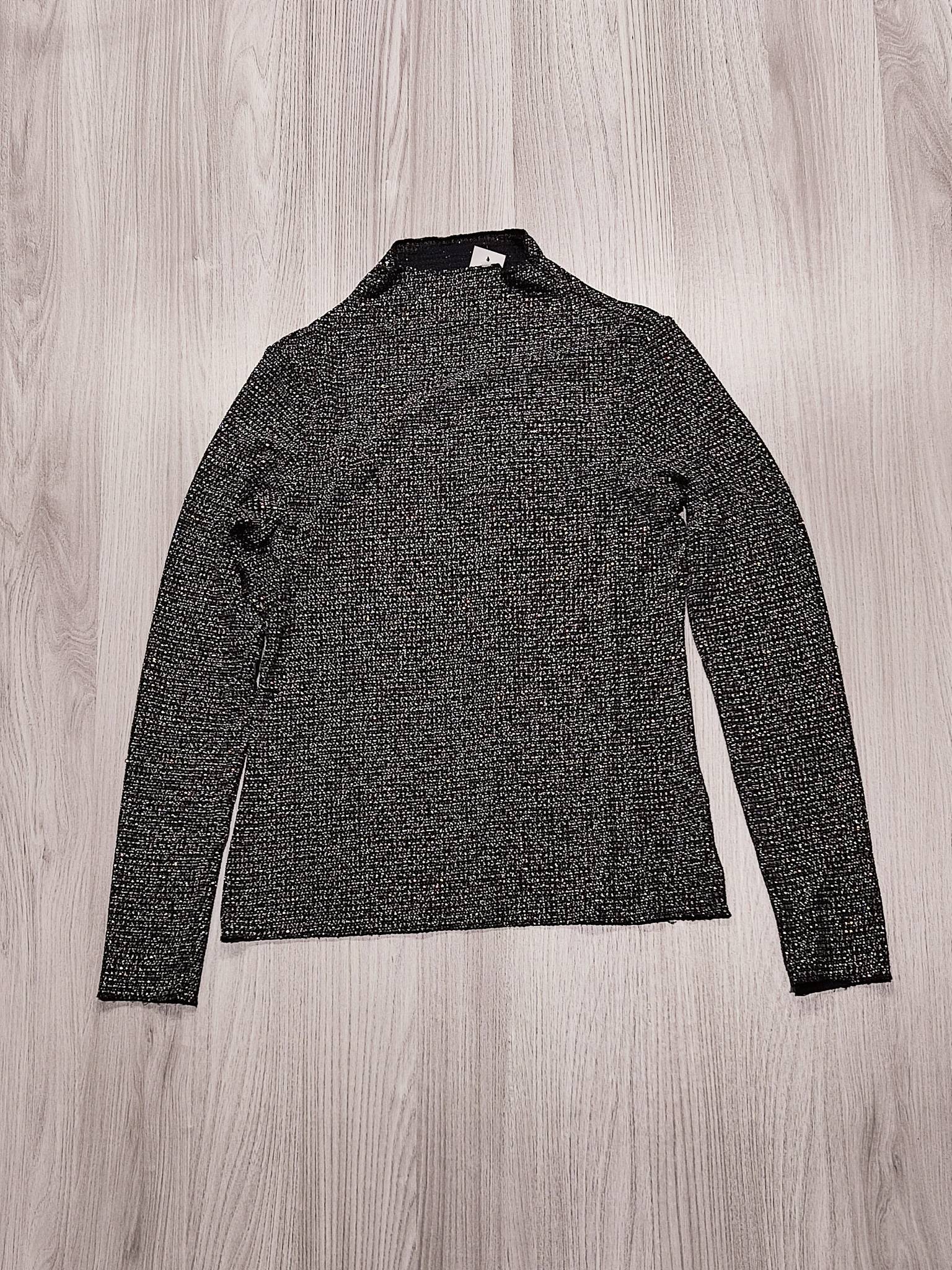 H&M fekete-fehér mintás hosszú ujjú felsõ