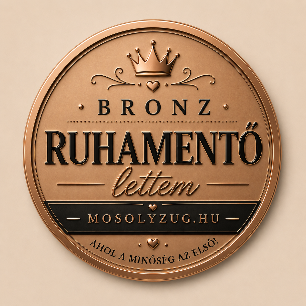 Bronz ruhamentő - Ajándék 4.000Ft feletti vásárláshoz (Következő szint: 8.000Ft)