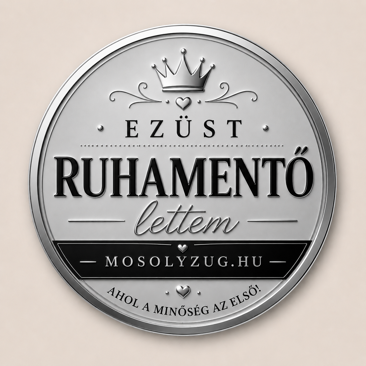 Ezüst ruhamentő - Ajándék 8.000Ft feletti vásárláshoz (Következő szint: 13.500Ft)