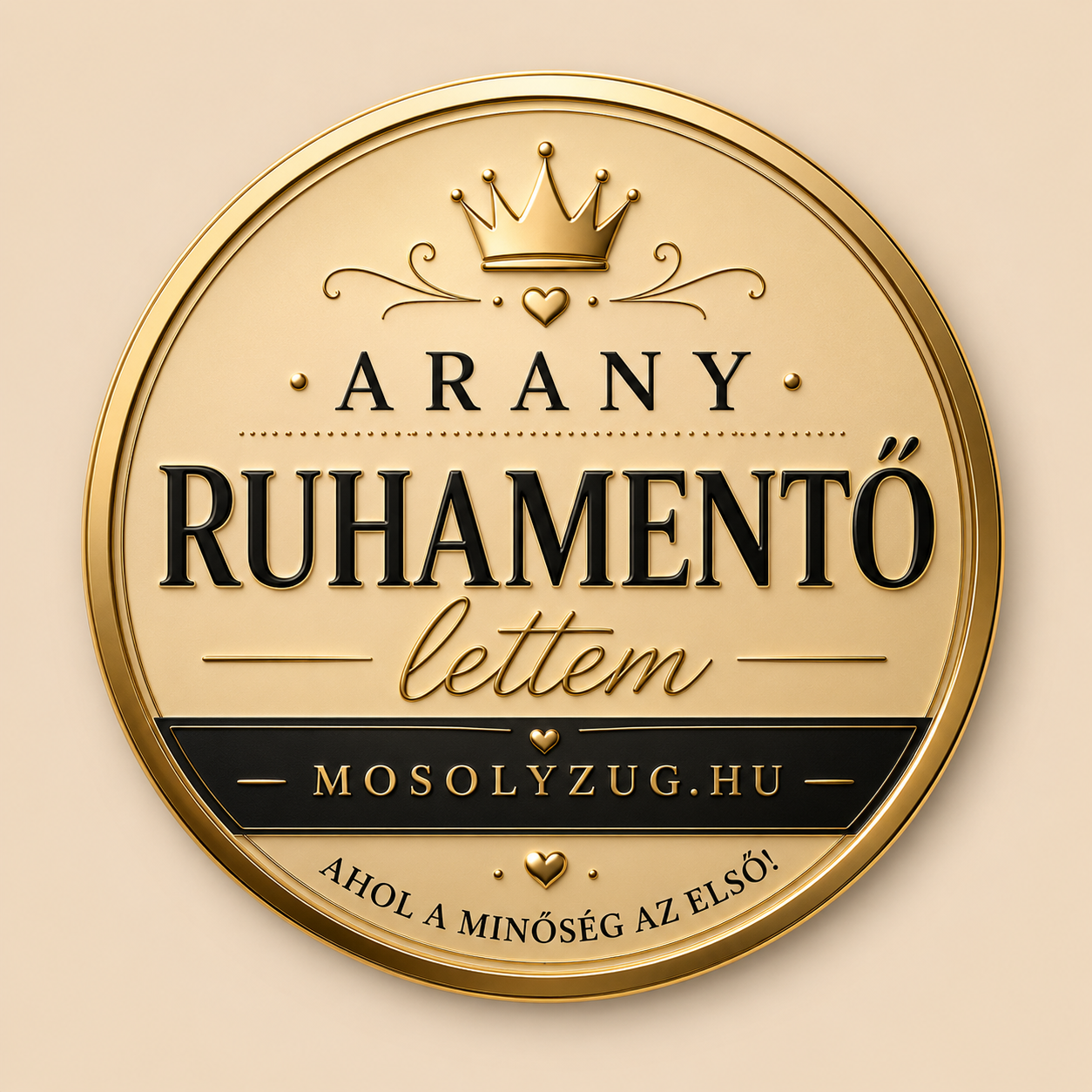 Arany ruhamentő - Ajándék 13.500Ft feletti vásárláshoz (Következő szint: 20.000Ft)
