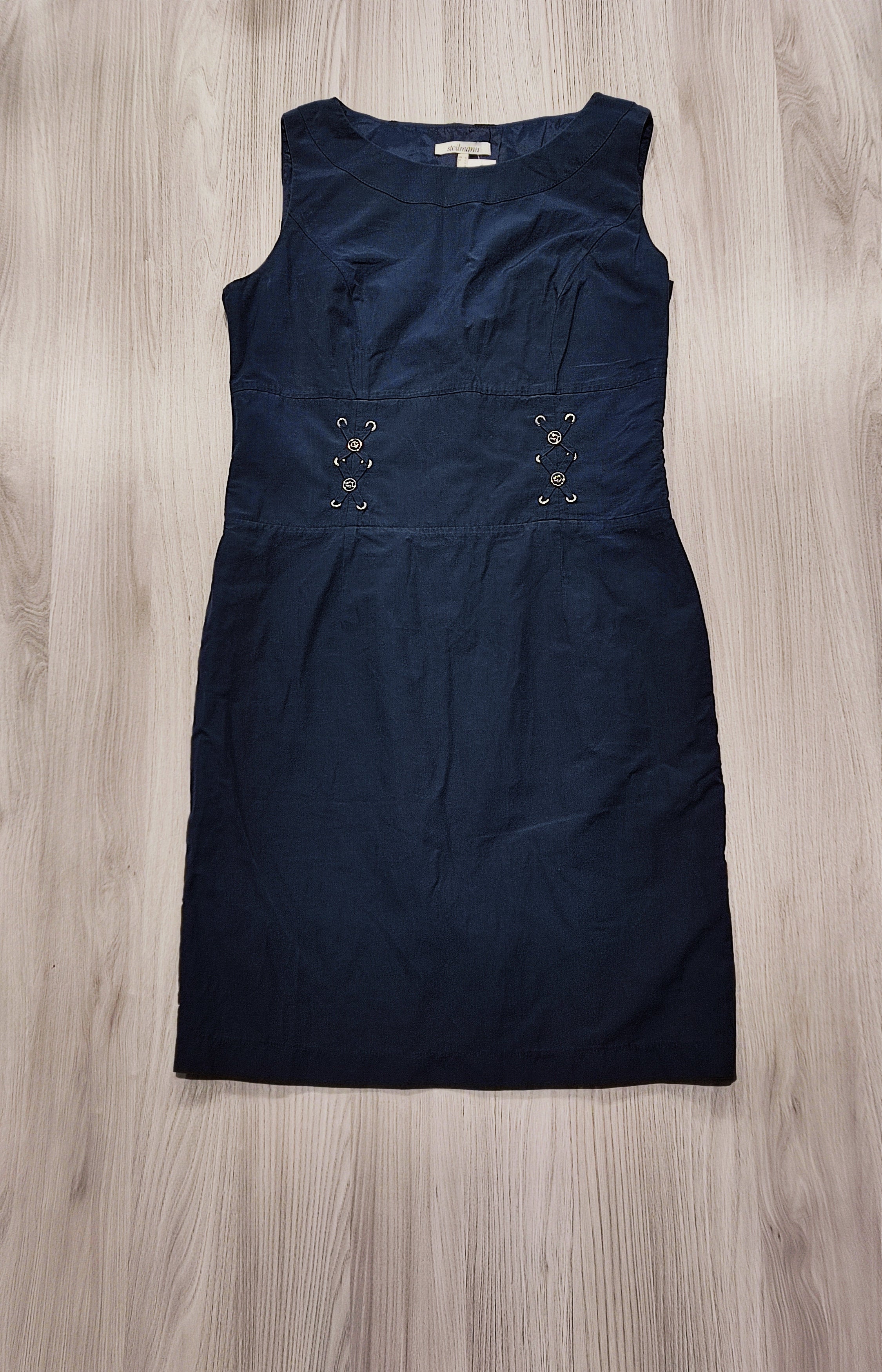 Steilmann sötétkék fûzõs egyberuha