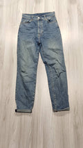 H&M világoskék felhajtott mom jeans