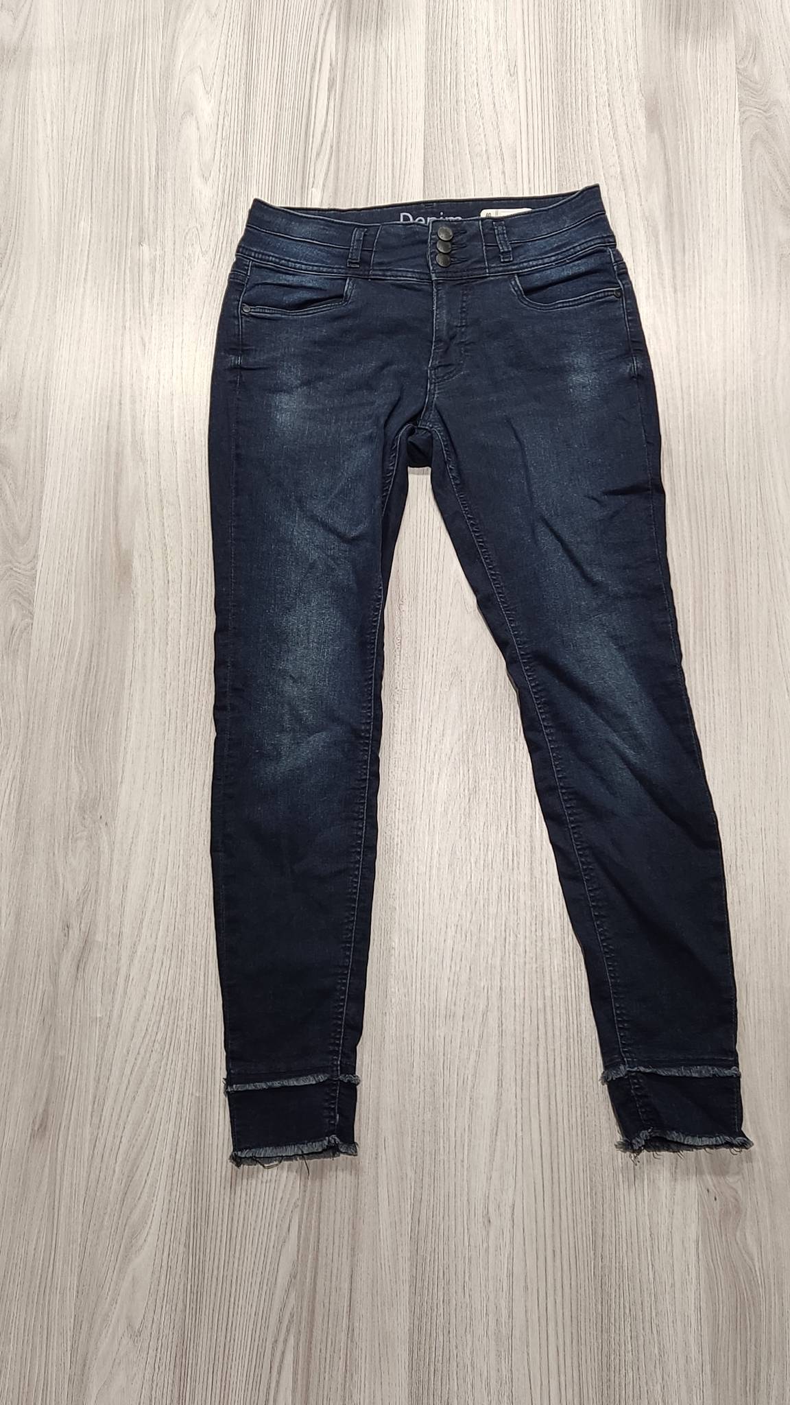 Denim sötétkék skinny farmer
