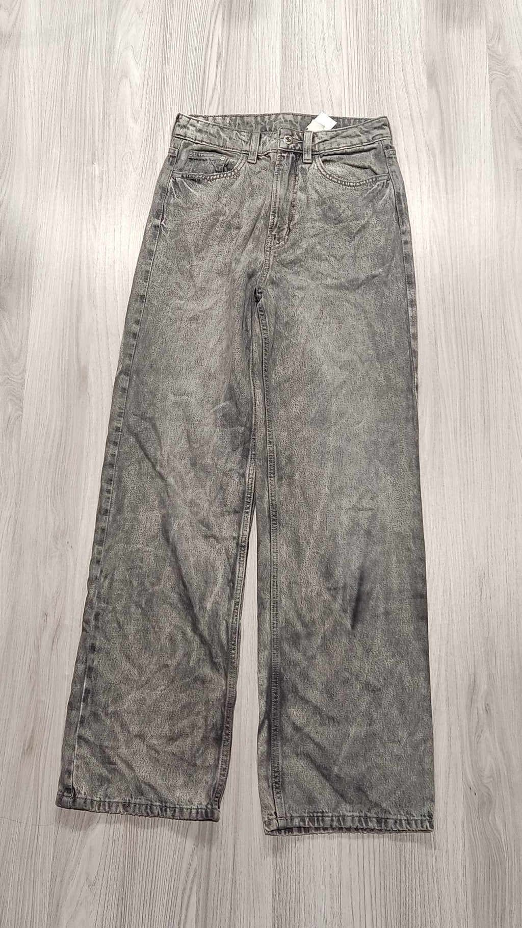 H&M &Denim szürke wide leg farmer