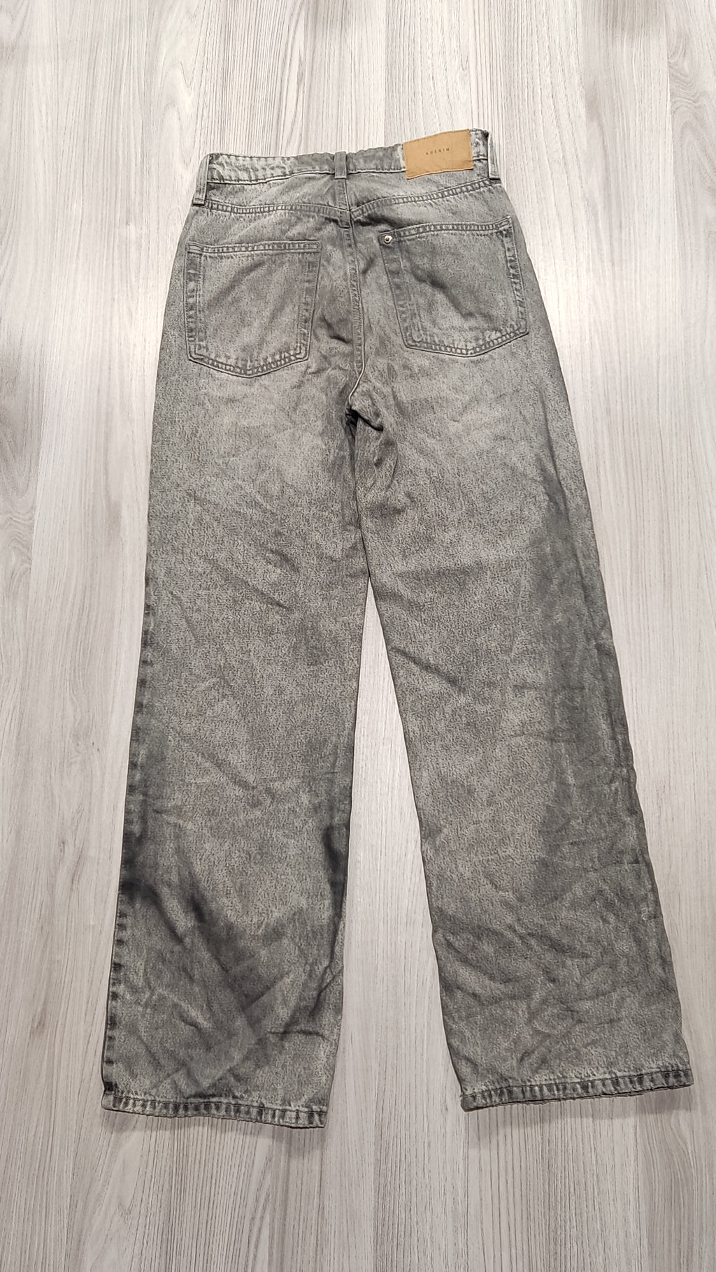 H&M &Denim szürke wide leg farmer