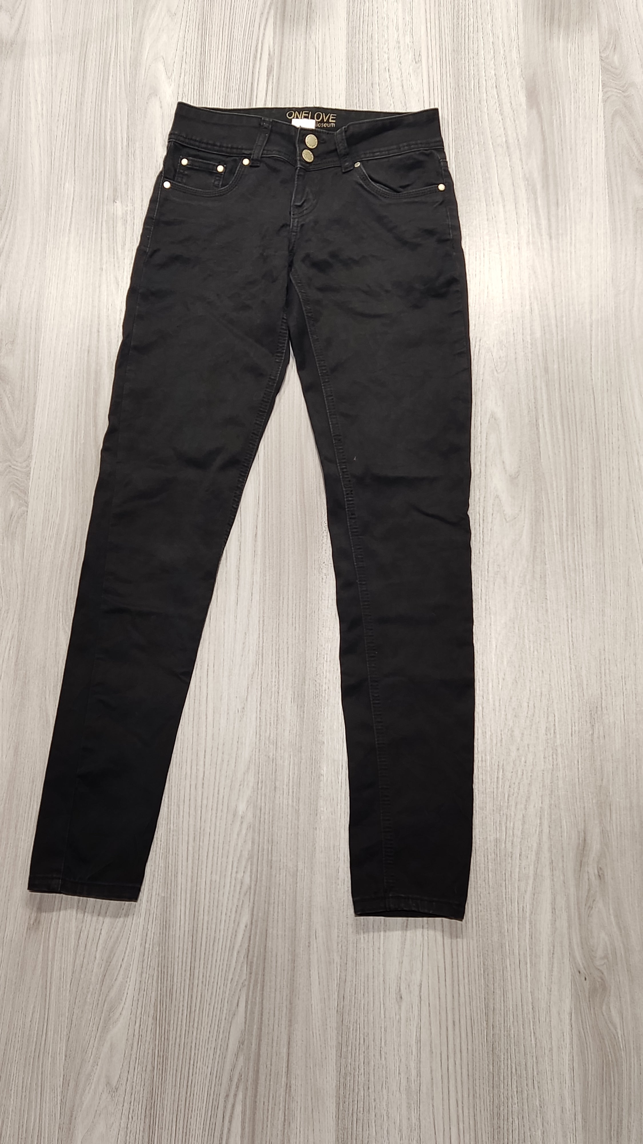 OneLove fekete skinny nadrág