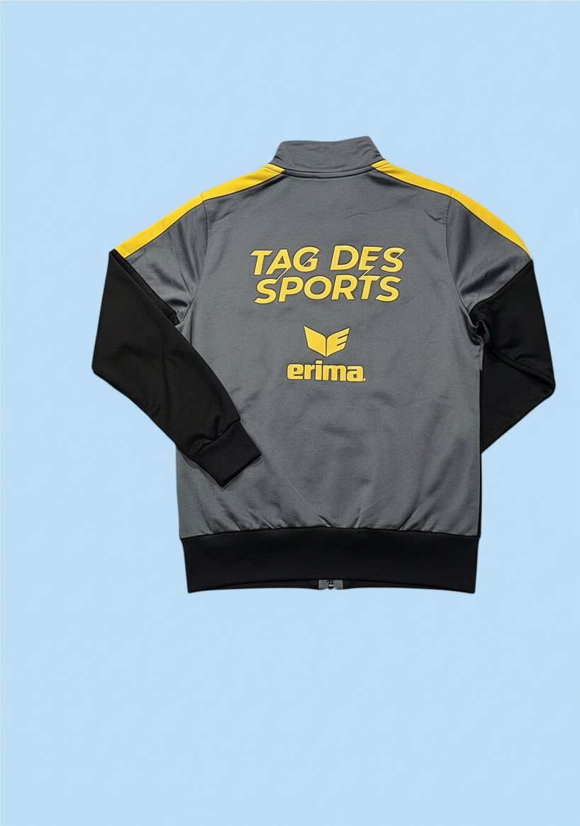 Erima fekete-szürke sportcipzáras felsõ