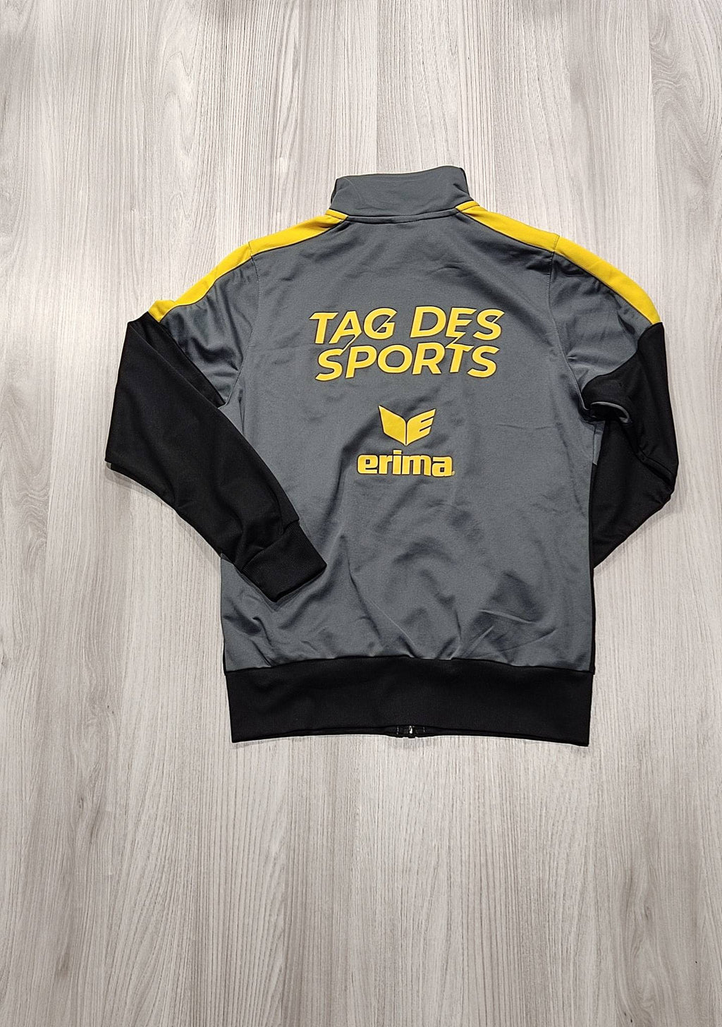 Erima fekete-szürke sportcipzáras felsõ