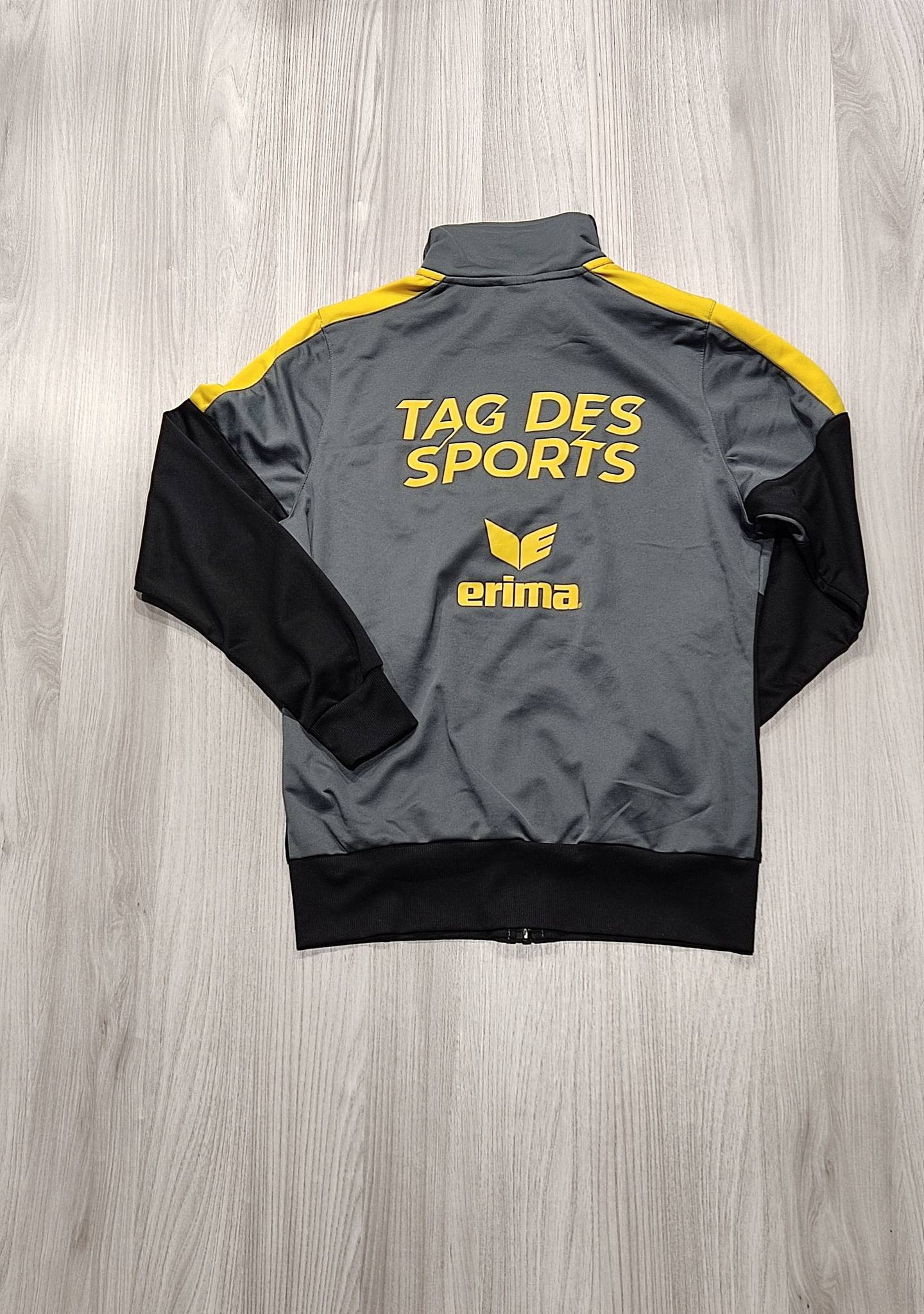 Erima fekete-szürke sportcipzáras felsõ