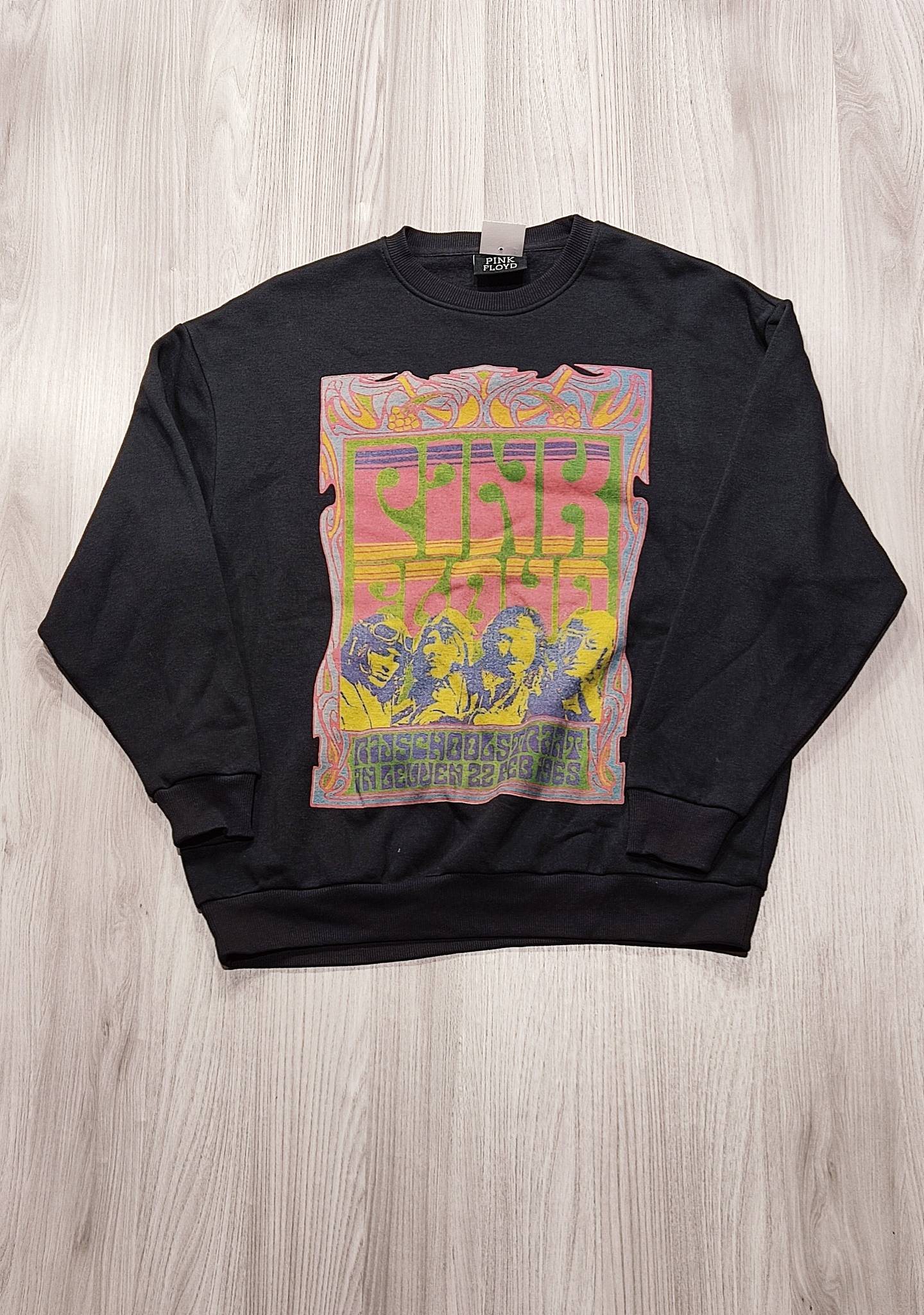 Pink Floyd fekete mintás pulóver