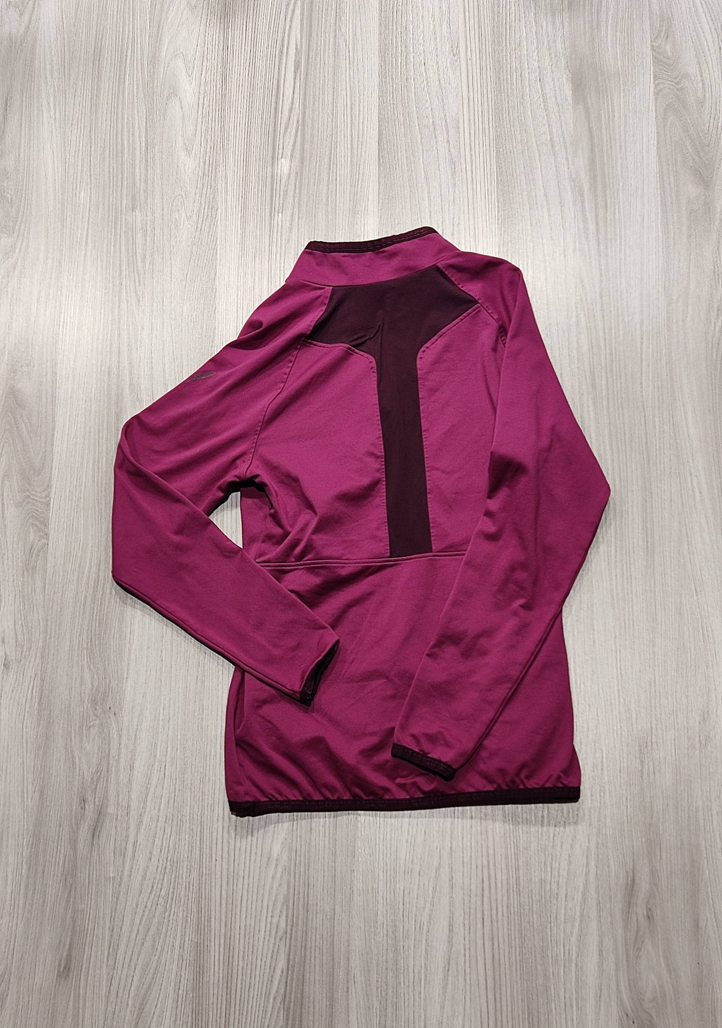 Decathlon lila félcipzáras pulóver