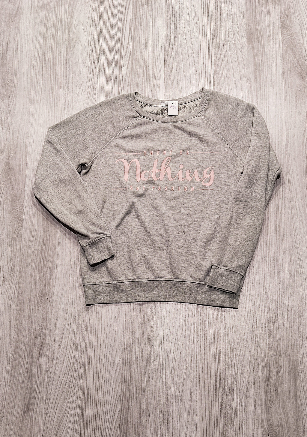 Amisu szürke "Nothing but fashion" pulóver