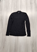 H&M fekete bordázott felsõ