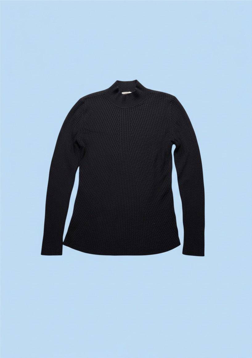 H&M fekete bordázott felsõ