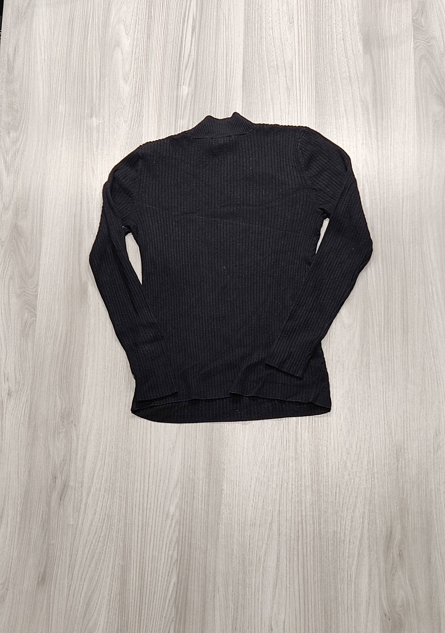 H&M fekete bordázott felsõ