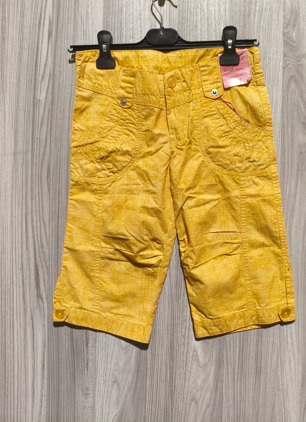 H&S sárga mintás gyermek térdnadrág