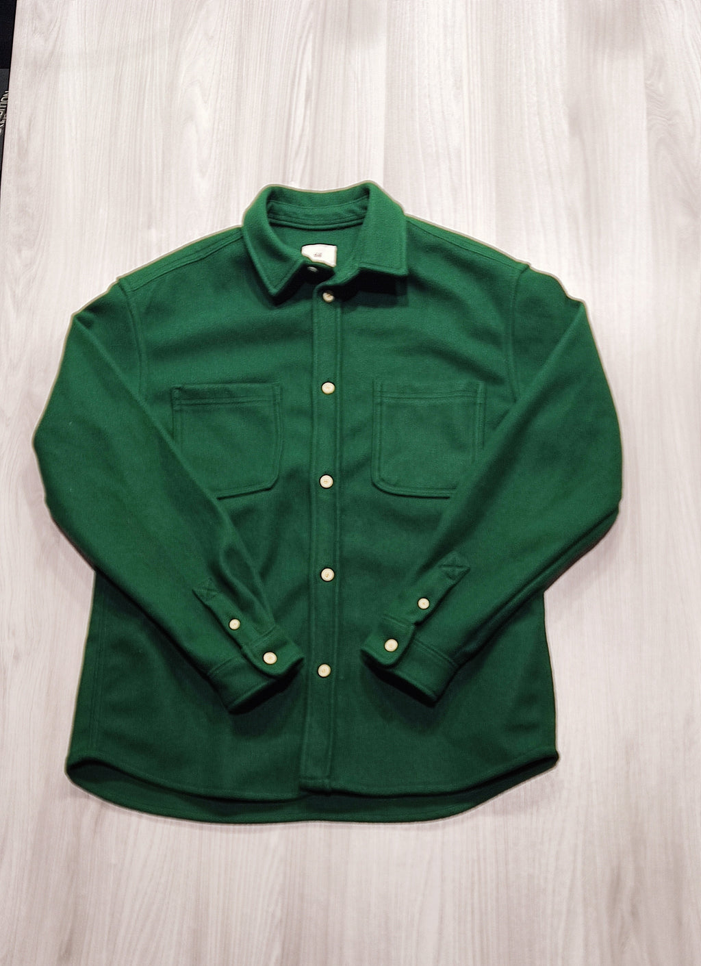 H&M zöld gyapjúhatású kabát