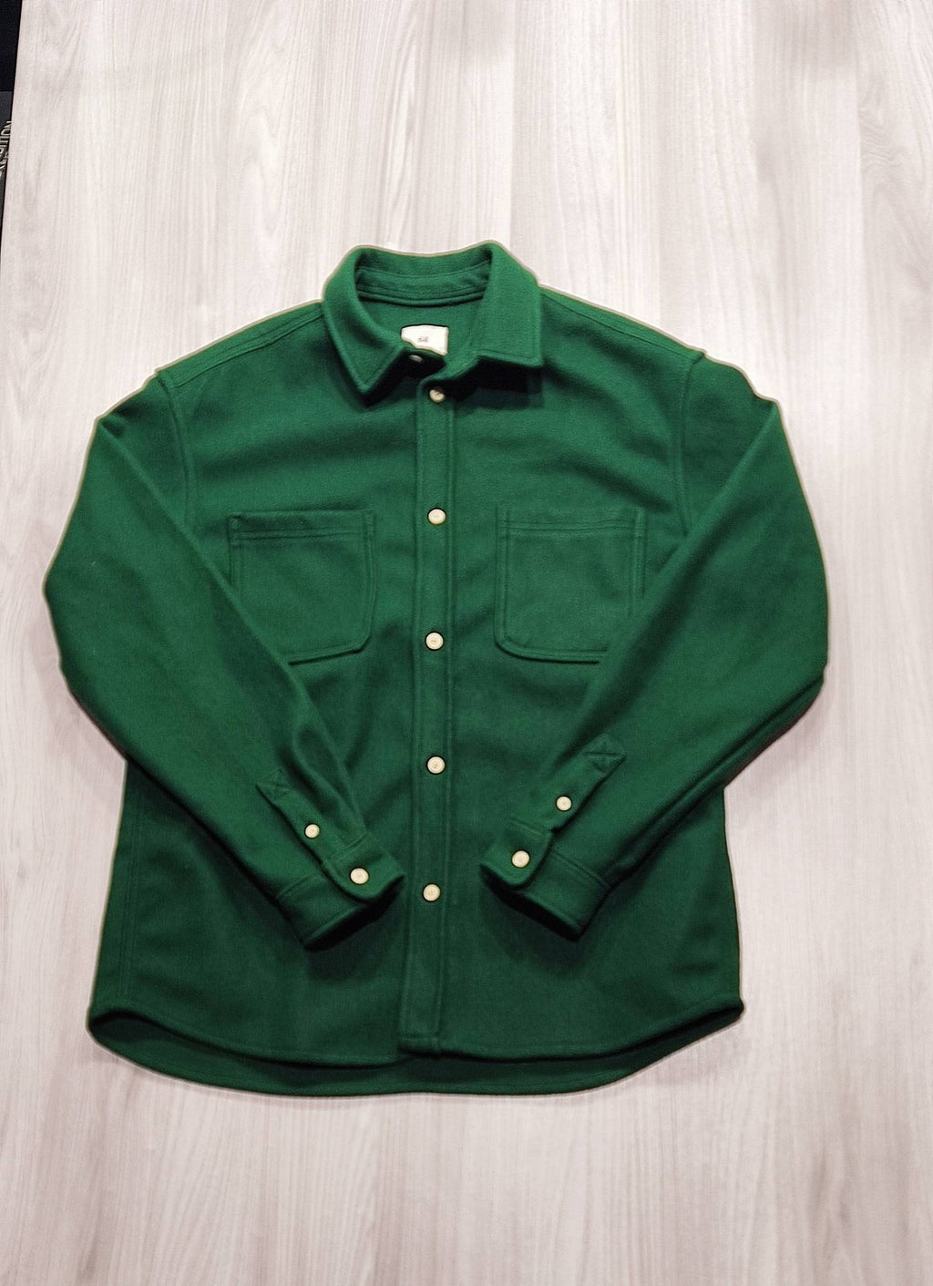 H&M zöld gyapjúhatású kabát