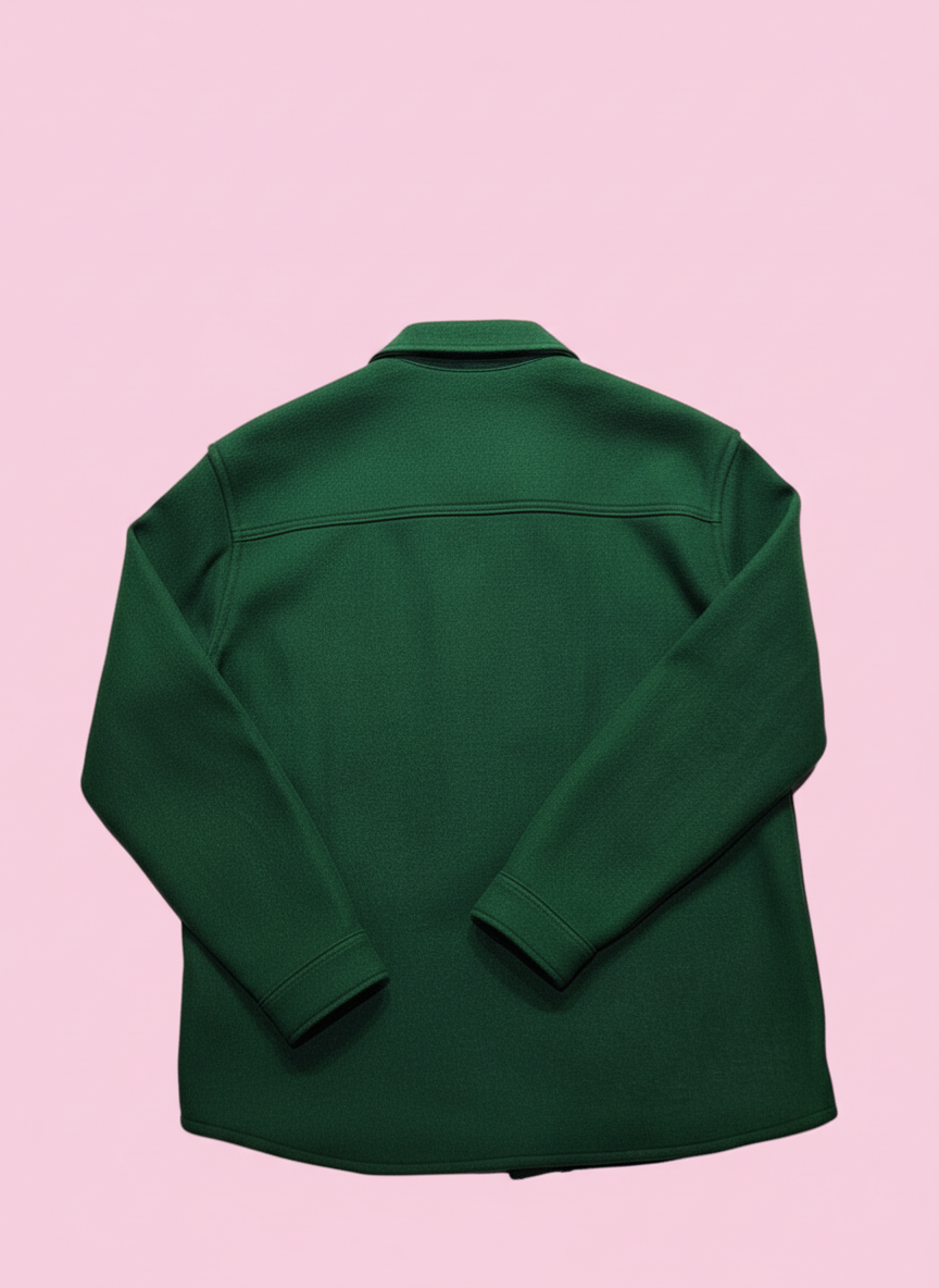H&M zöld gyapjúhatású kabát