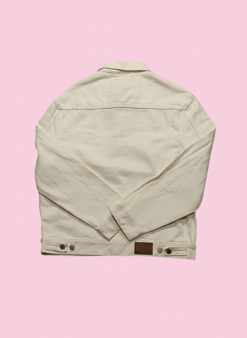 SUPERDRY fehér farmerdzseki