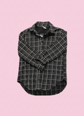 New Look fekete-fehér tweed kabát