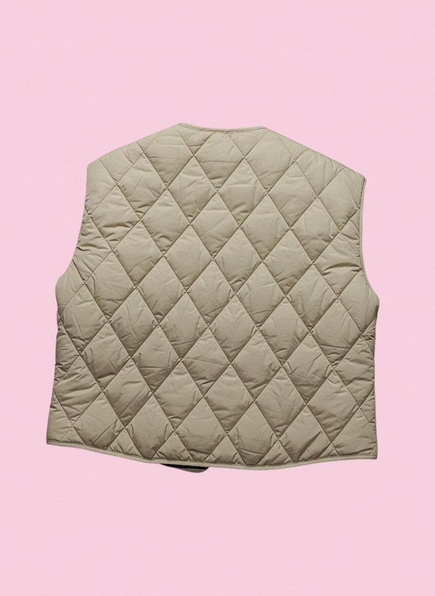 River Island krémszínû szõrmegalléros kabát