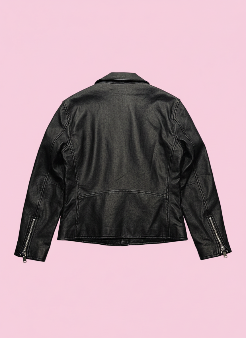 Missguided mûbõr biker kabát