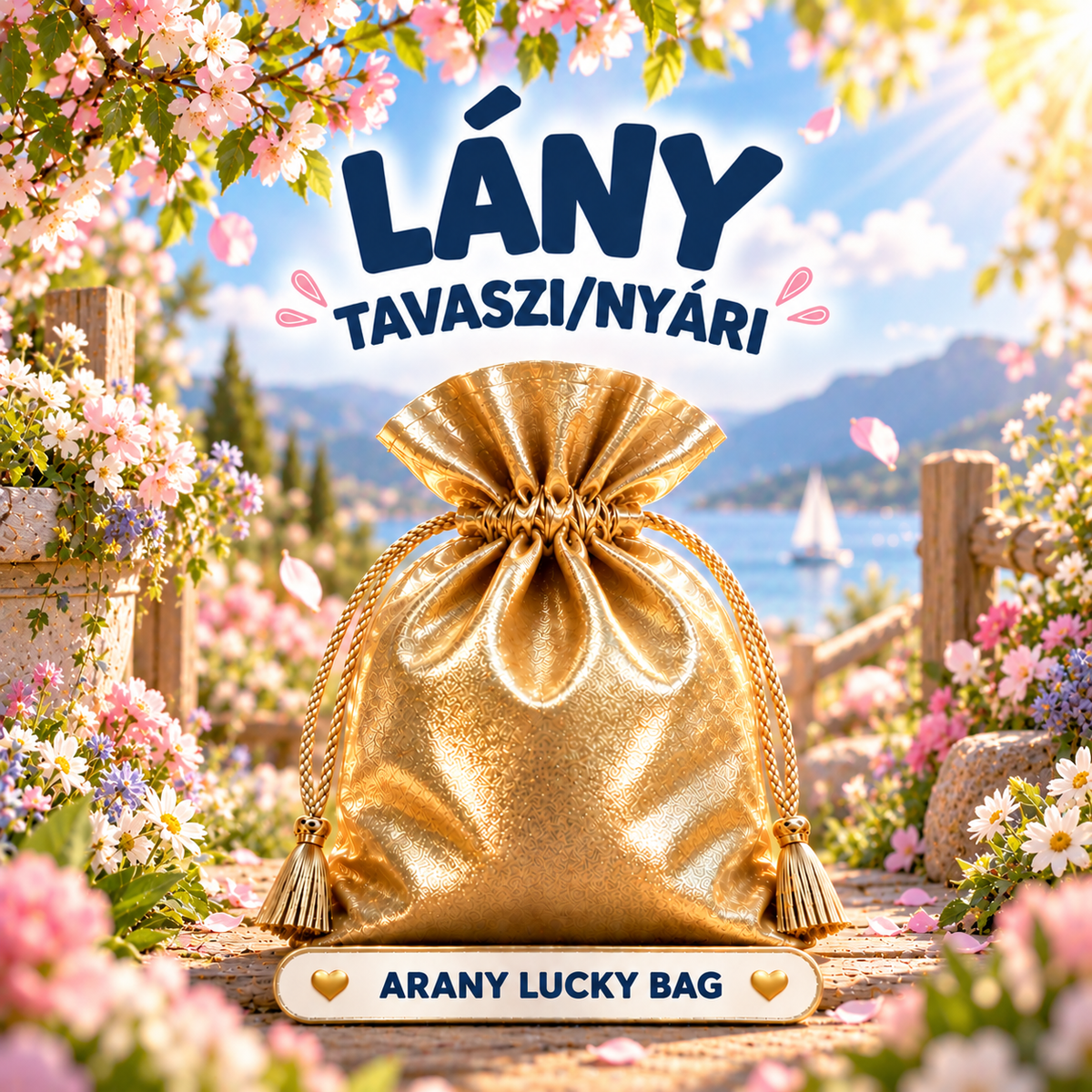 104 - Lány - Tavaszi/Nyári - Arany Lucky bag