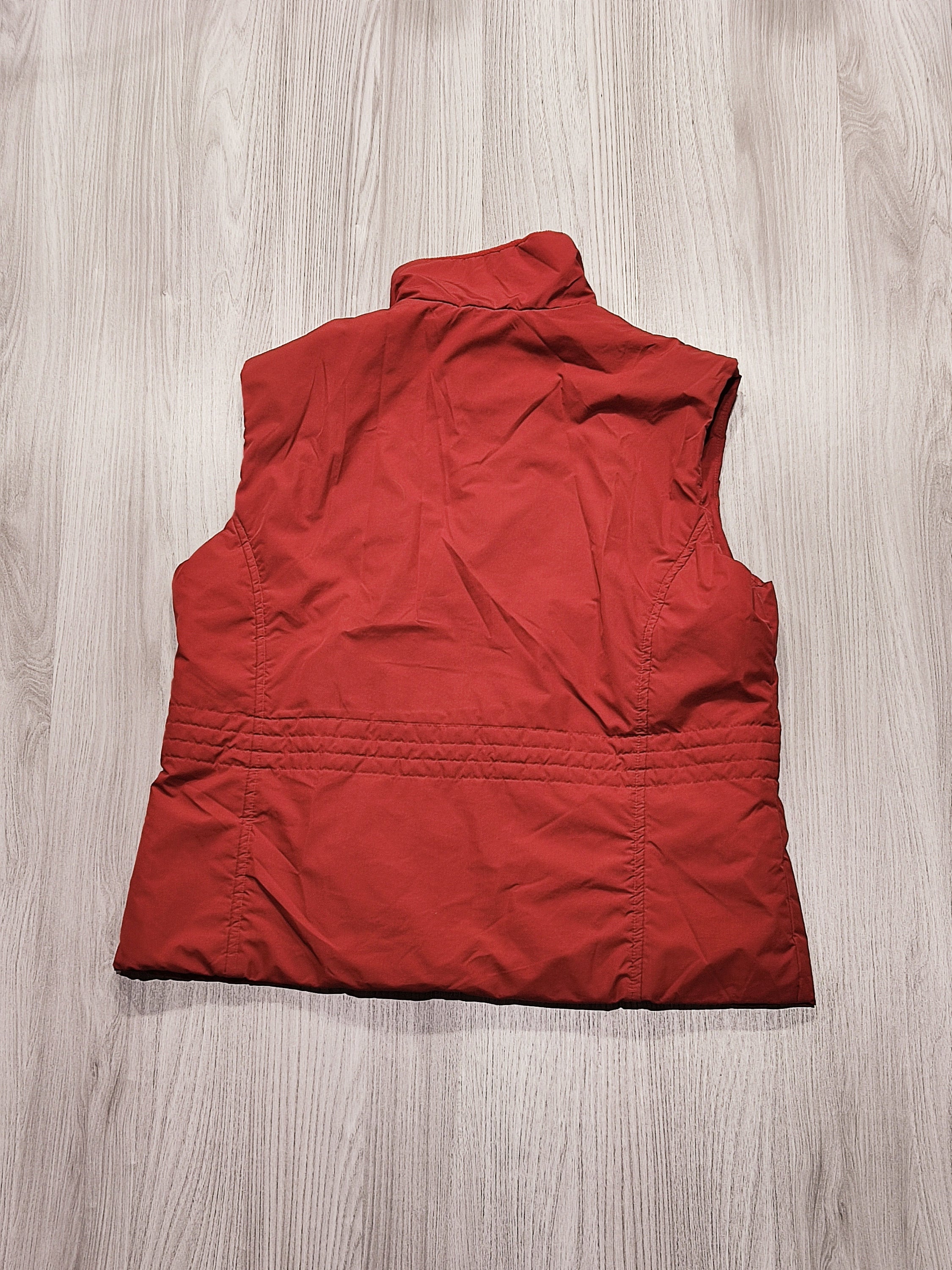 AUTHENTIC piros steppelt mellény