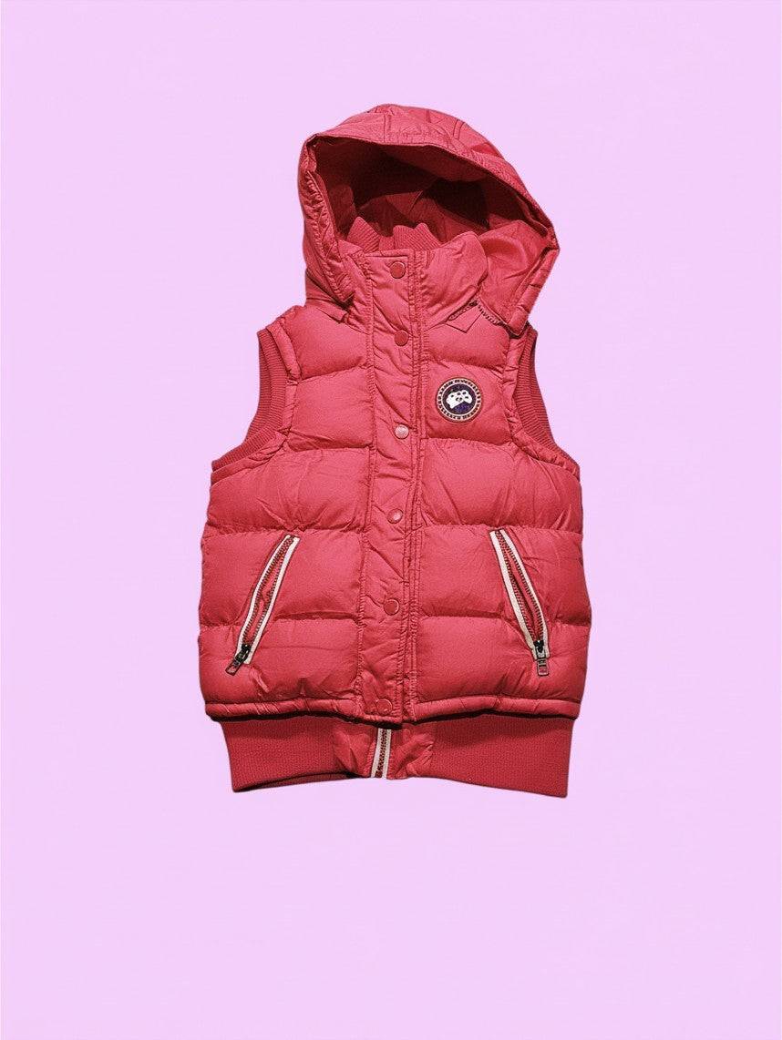 Pink pufi mellény