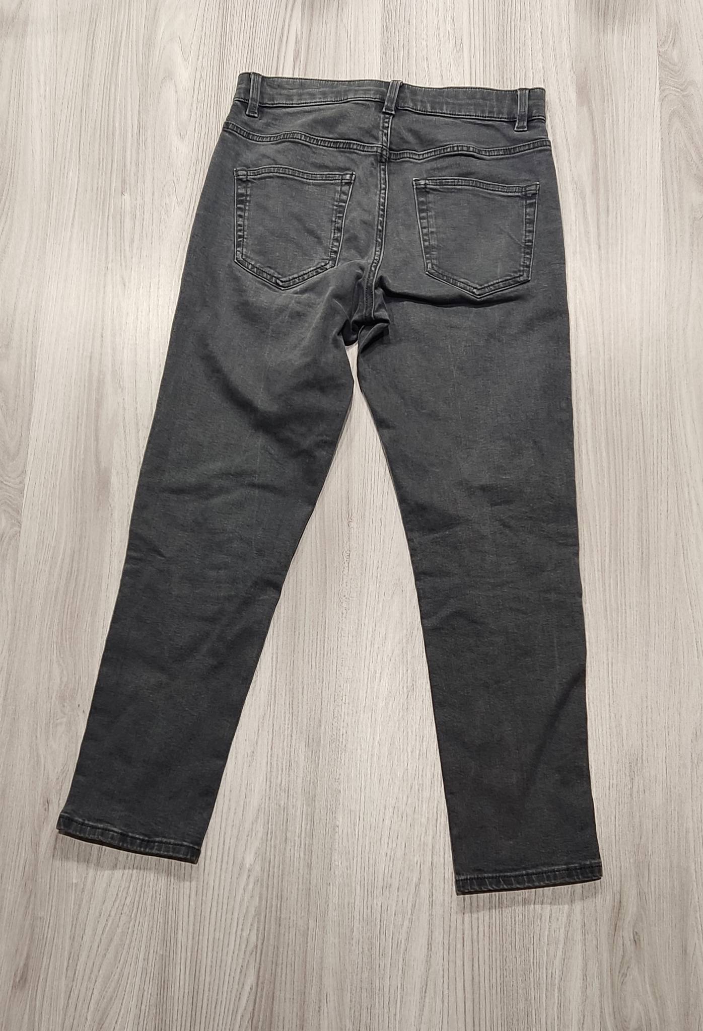 Next szürke slim fit farmer