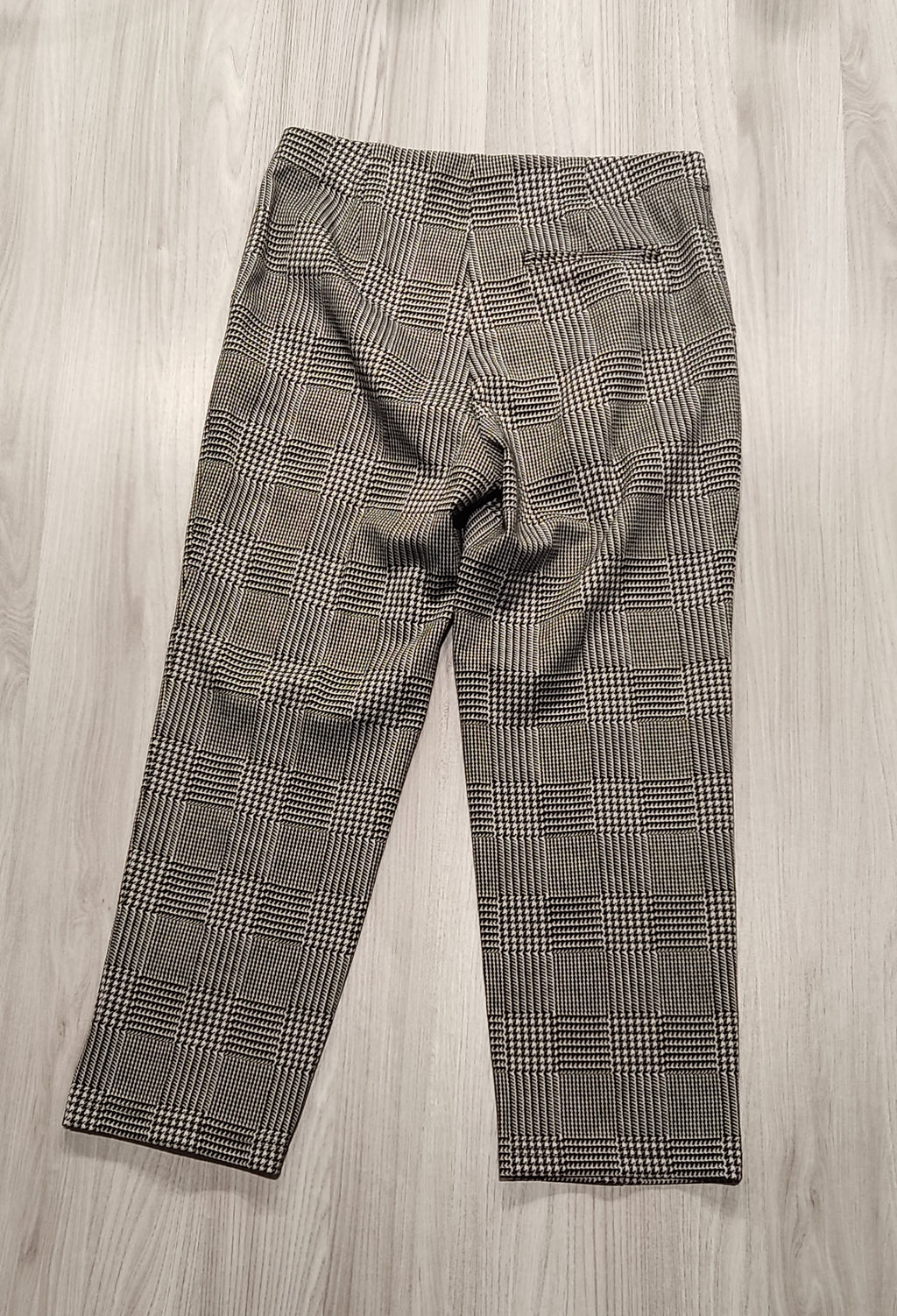 M&S Collection barna kockás szövetnadrág