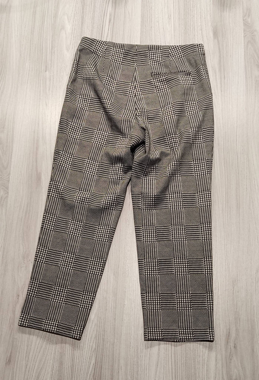 M&S Collection barna kockás szövetnadrág