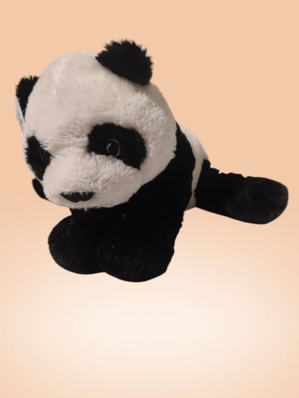 Fekete-fehér plüss panda