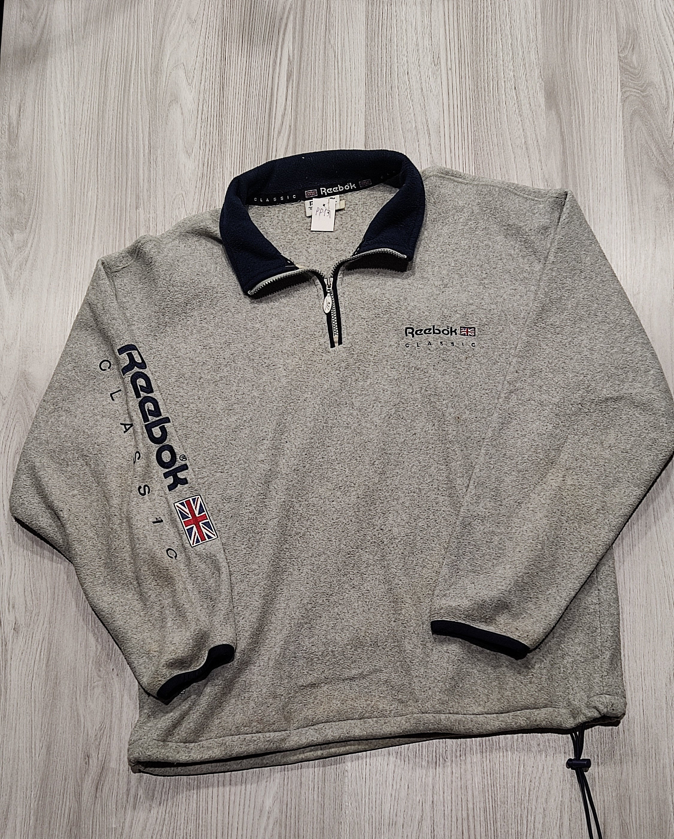 Reebok szürke polár pulóver