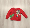 Piros Toy Story mintás pulóver