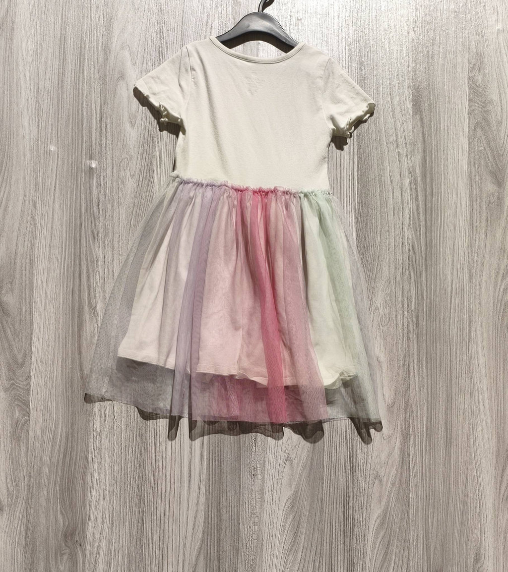 H&M Barbie szivárványos tüllszoknyás lányka ruha