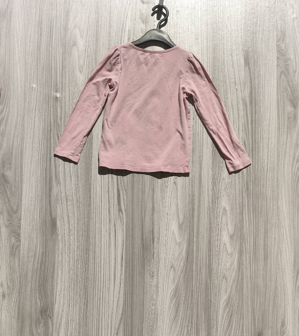 H&M púderrózsaszín hosszú ujjú lány felsõ
