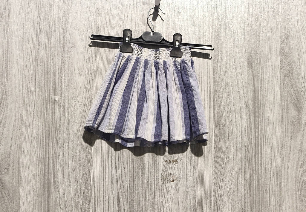 babyGap kék-fehér csíkos lány szoknya