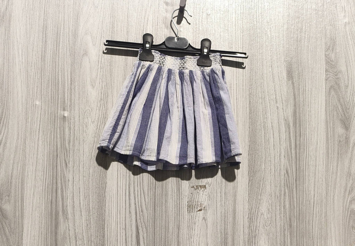 babyGap kék-fehér csíkos lány szoknya