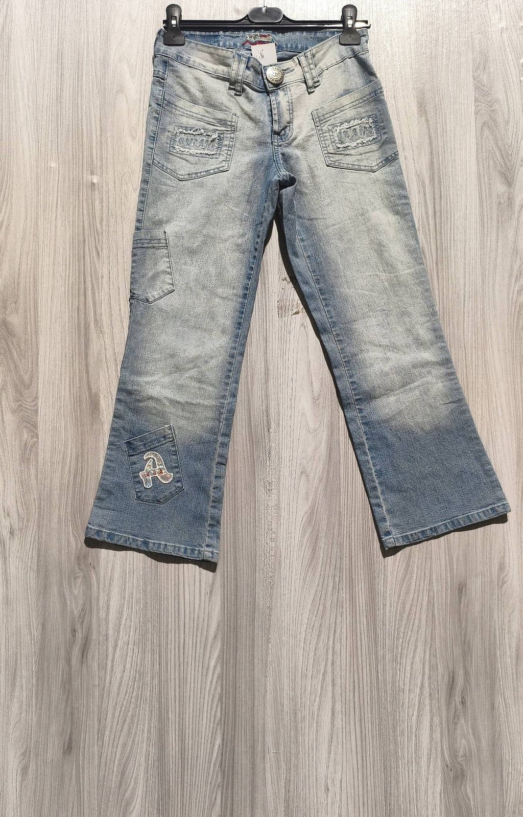 LOYALWAYS JEANS világoskék koptatott lány farmernadrág