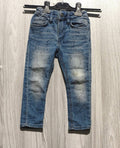 &Denim kék villámmintás fiú farmernadrág