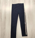H&M sötétkék oldalt csíkos leggings