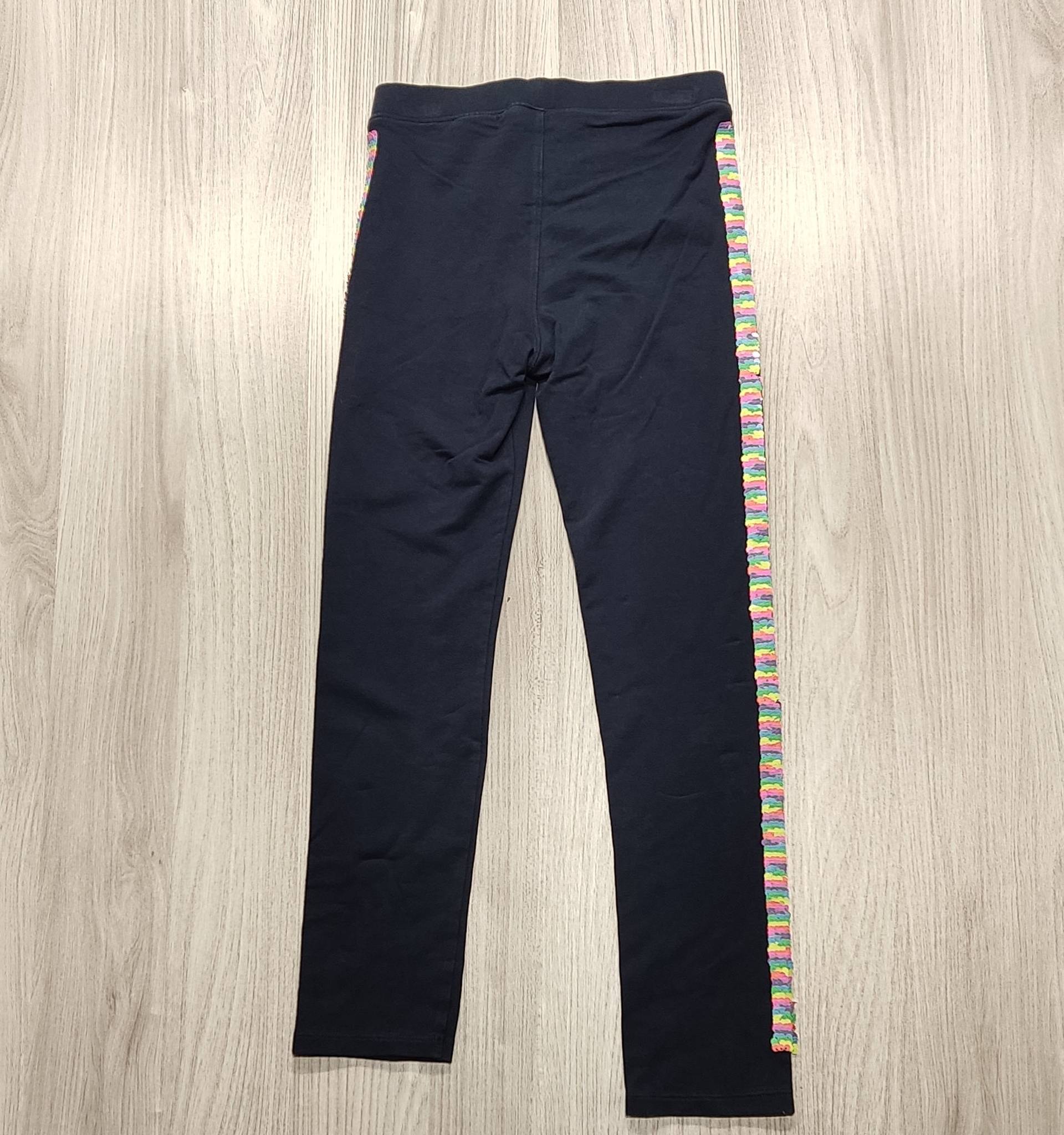 H&M sötétkék oldalt csíkos leggings