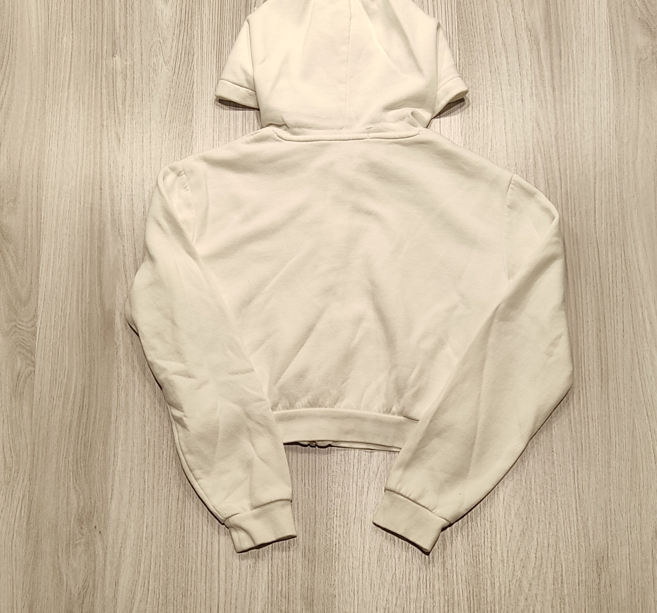 H&M fehér cipzáras kapucnis pulóver