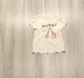 TU fehér „Mummy loves me” póló