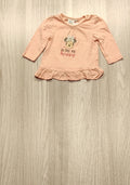 Disney Baby Minnie Mouse rózsaszín fodros felsõ