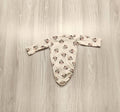 Fehér Minnie egér mintás body