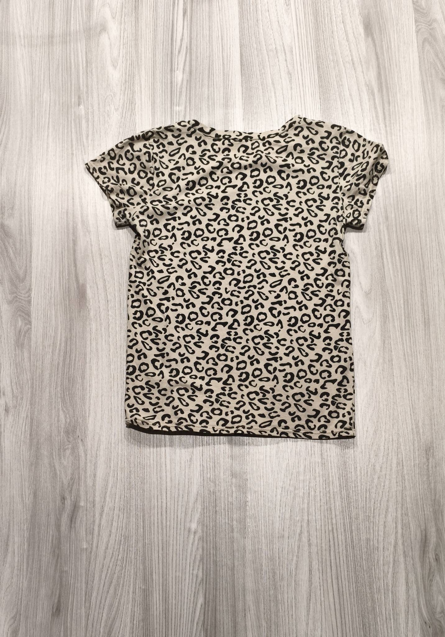 Leopárd mintás „Wild” póló